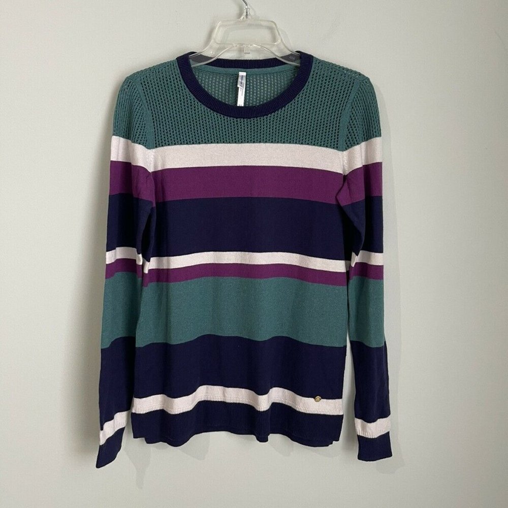 Southern Tide Multicolor Esme Crew Neck Striped Sweater